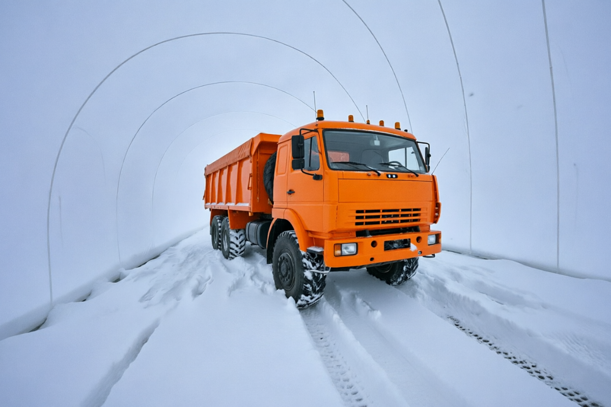 Бескаркасная палатка 14,5х10,5х7 м